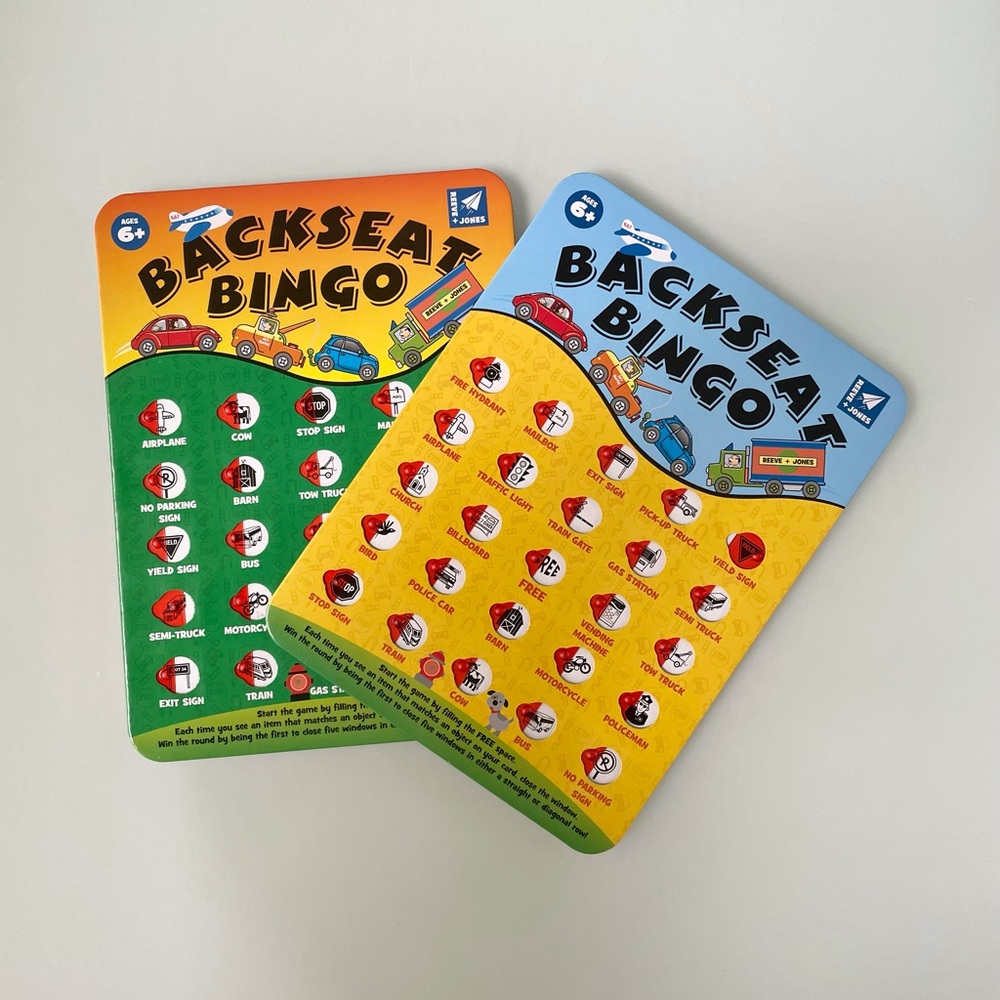 NEW Backseat Bingo Cards